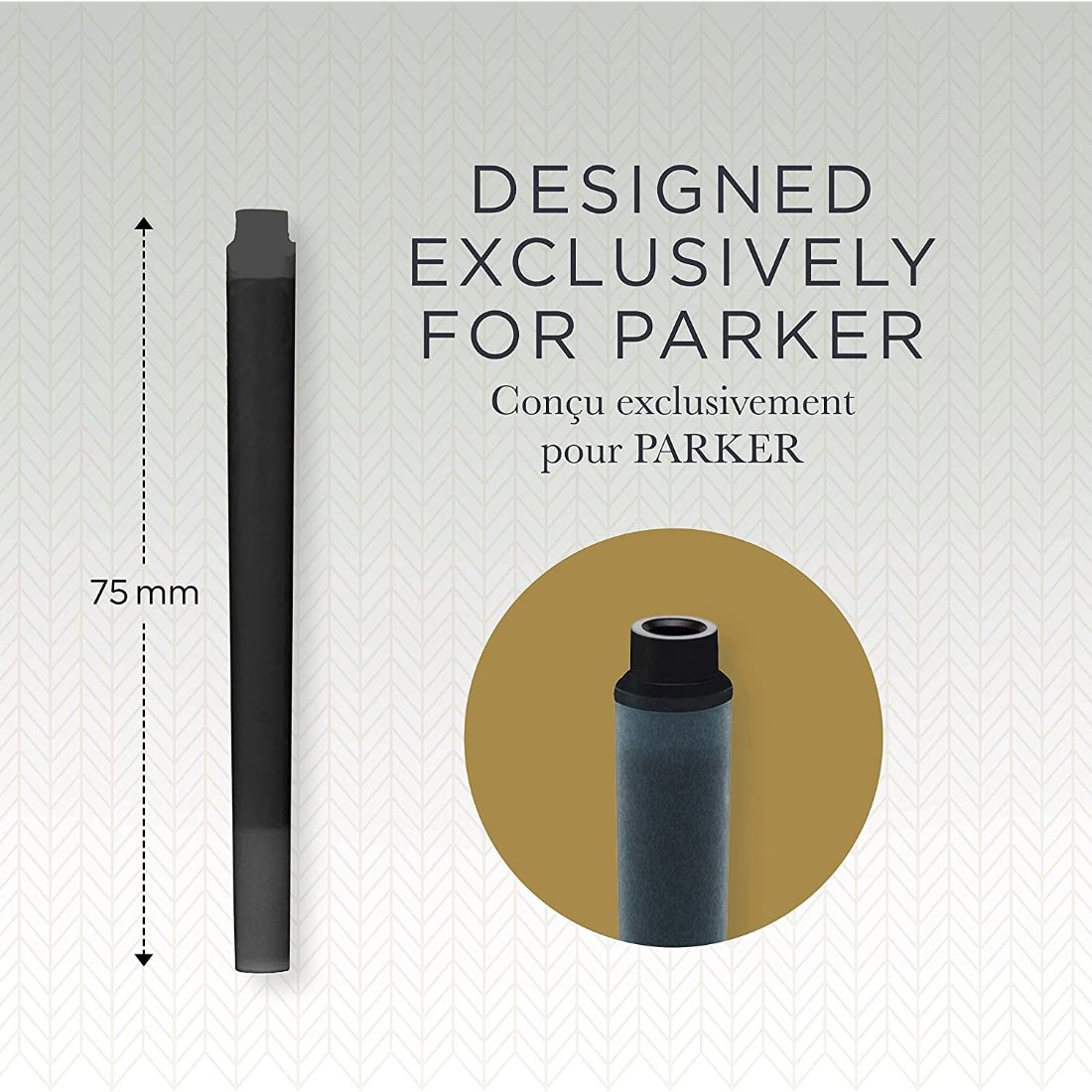 Cartuchos Para Pluma Fuente Parker Negro