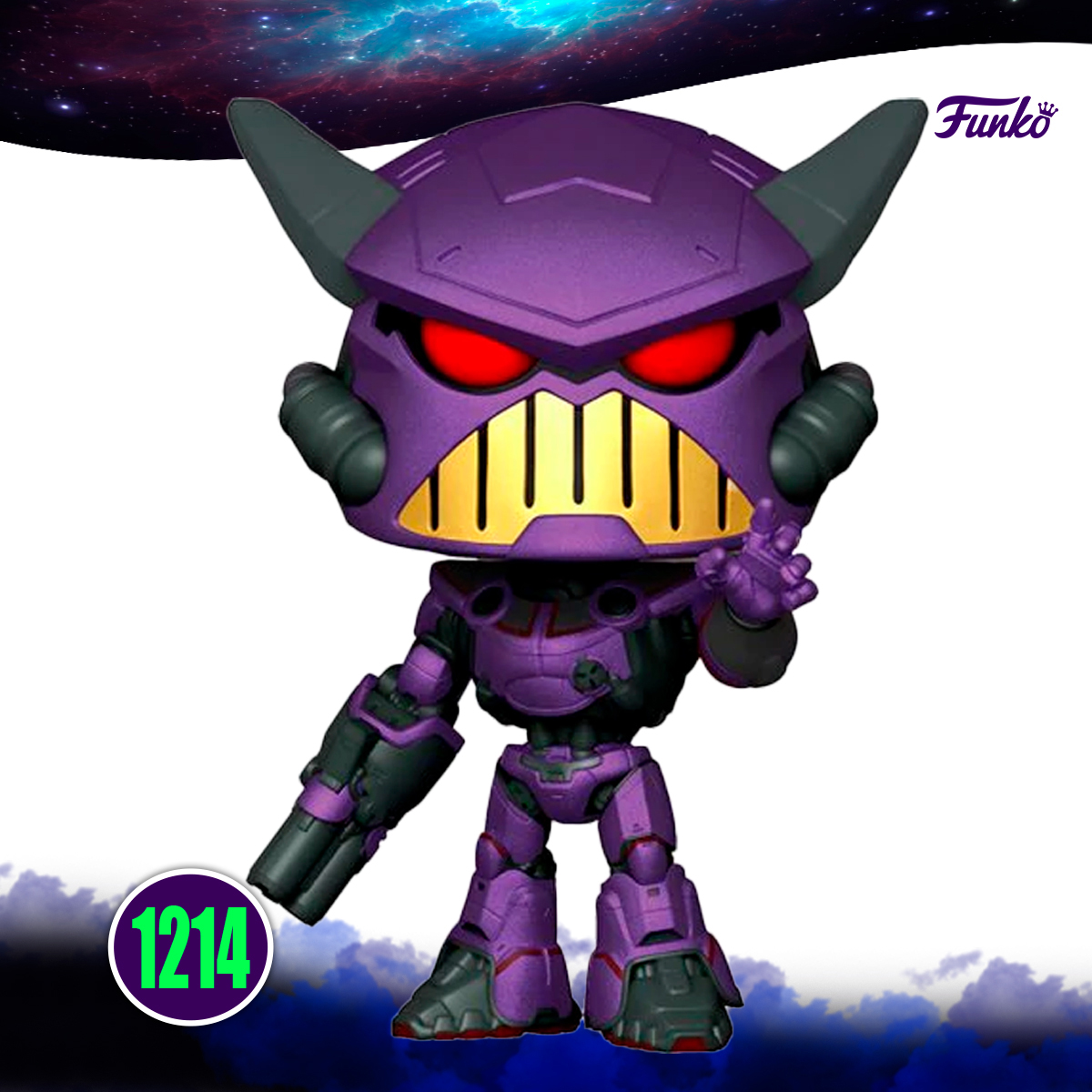 Funko Pop Zurg #1214 Figura Original con Protector de Acrilico