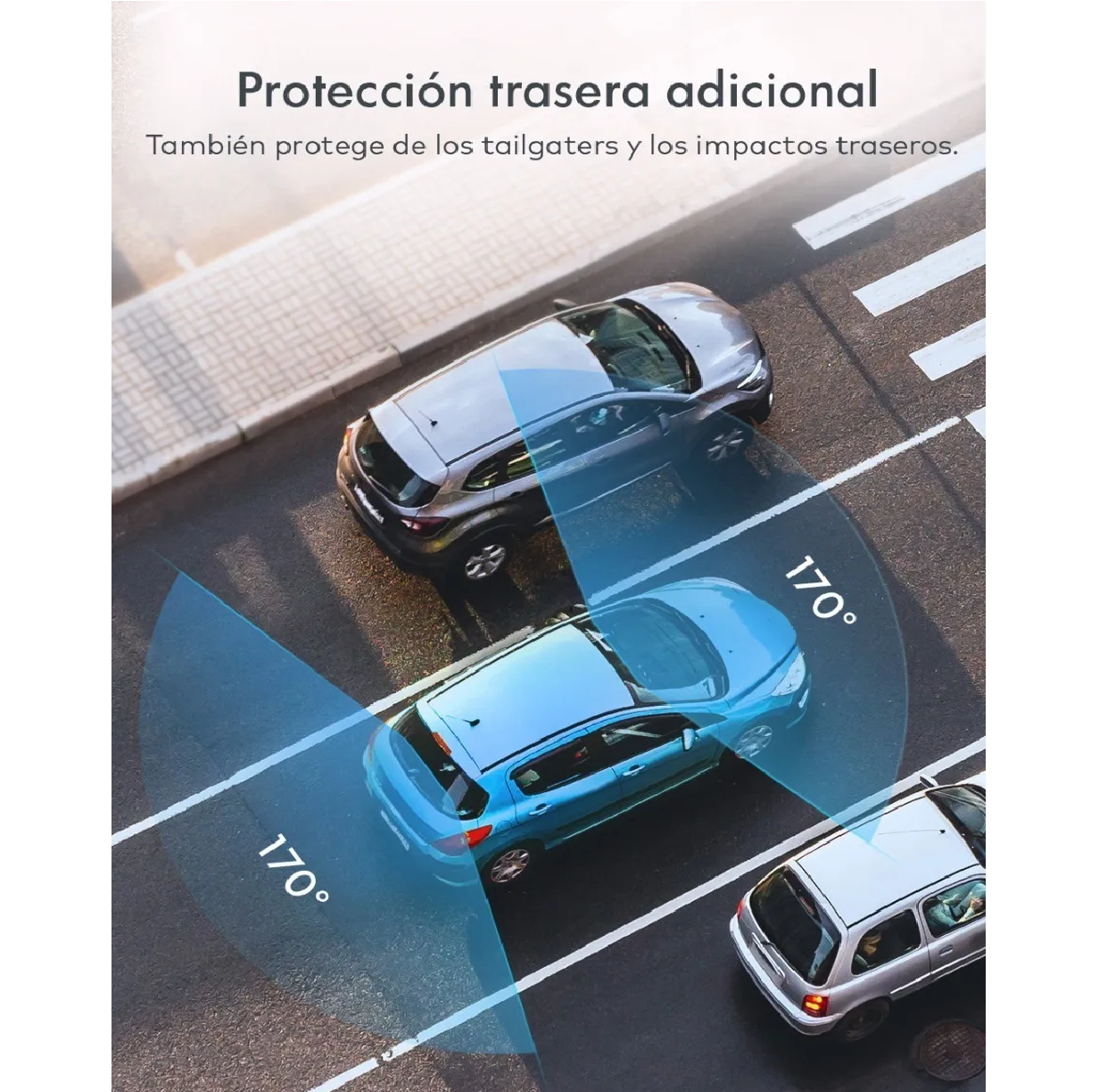 Doble Camara Para Automovil Apeman 1080p Frente E Interior