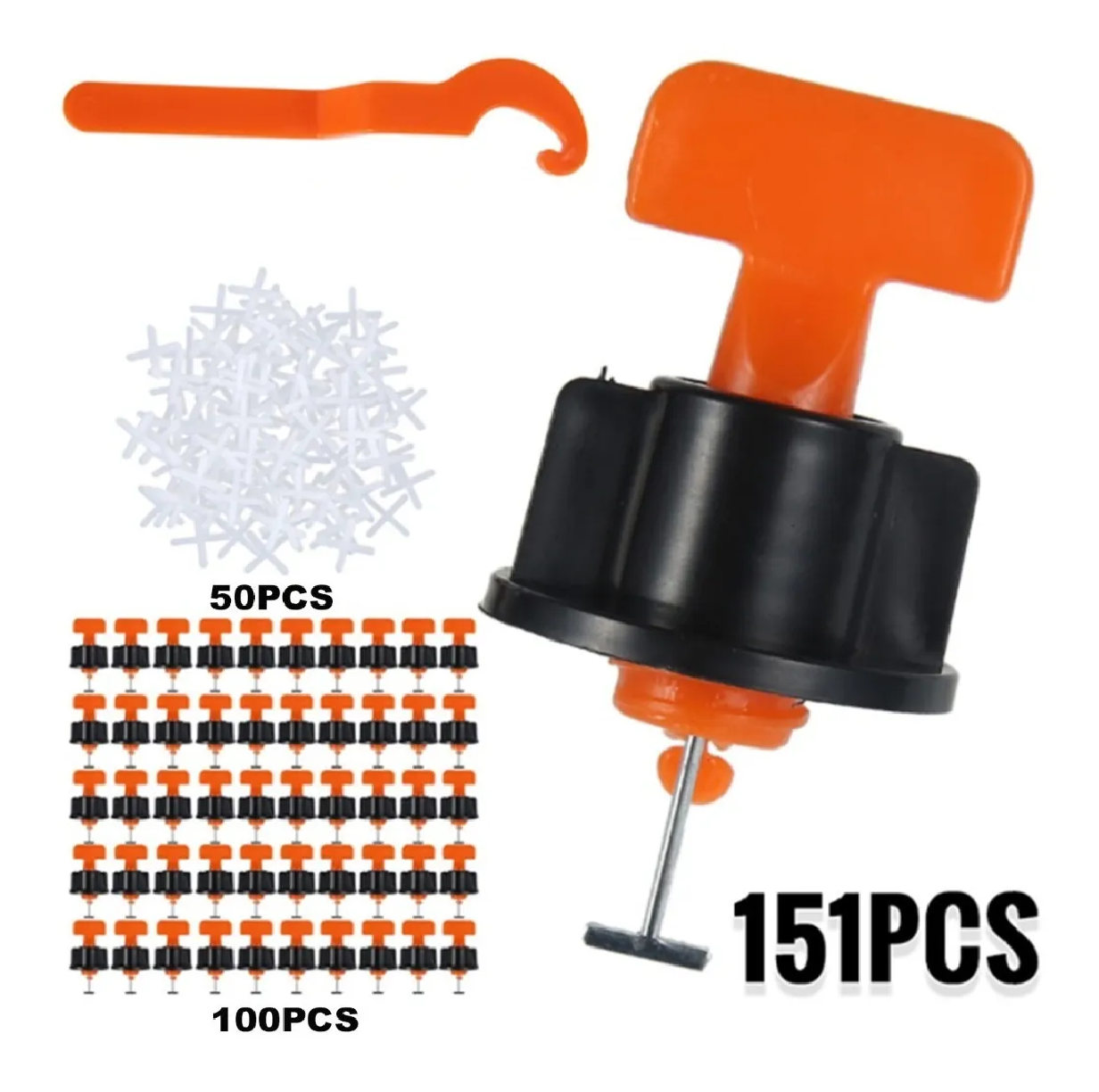 Kit De Niveladores Porcelanato De Azulejo Reutilizable 151pc