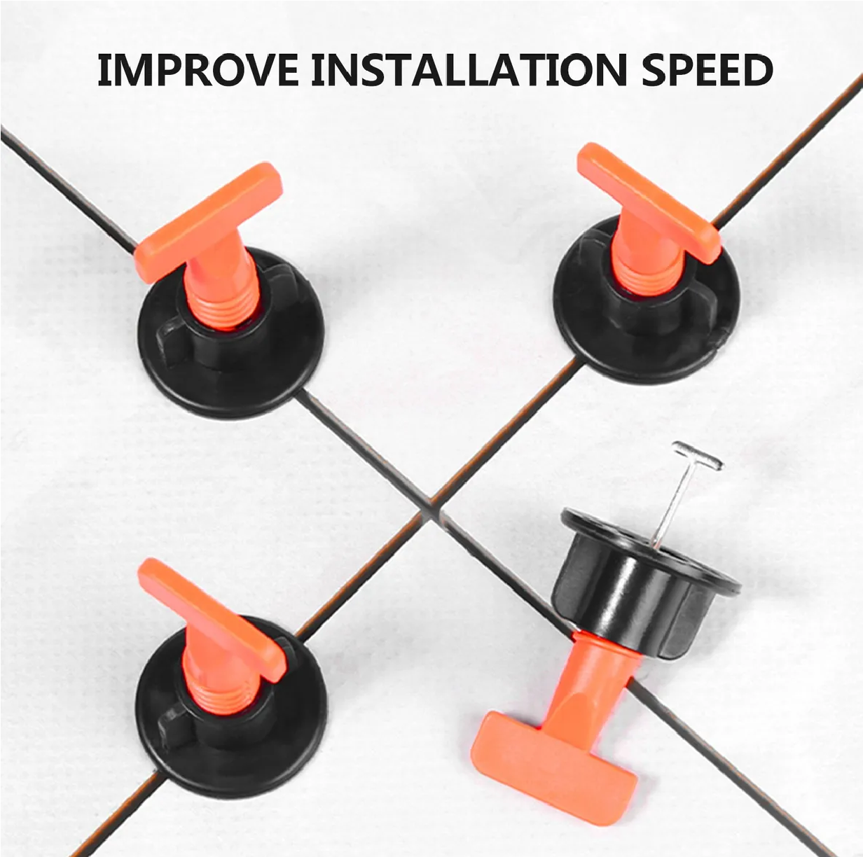 Kit De Niveladores Porcelanato De Azulejo Reutilizable 151pc