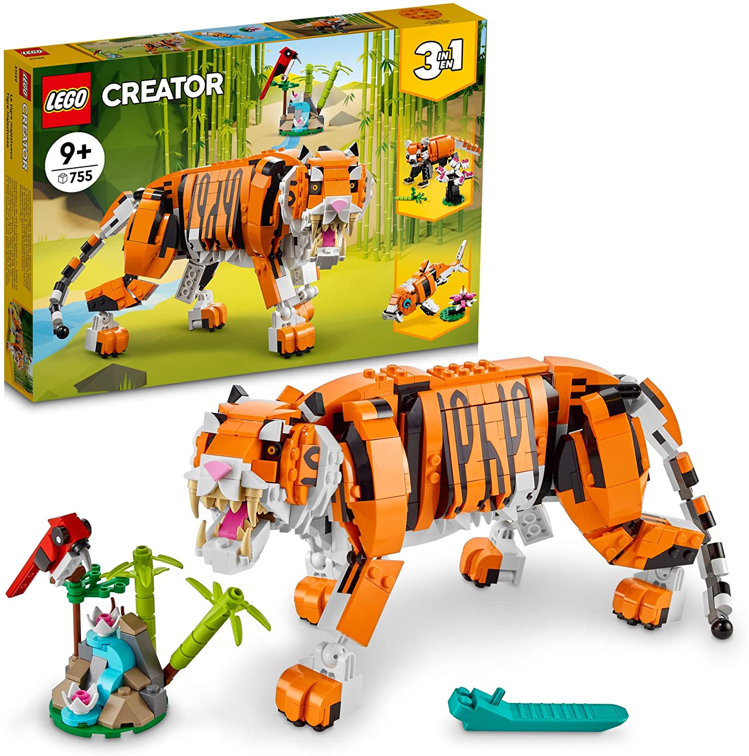 Lego Creator 3 En 1 31129 Tigre Majestuoso