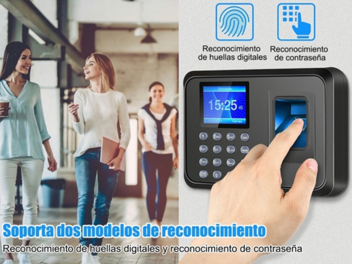 Reloj Checador Huella Biométrico Digital 