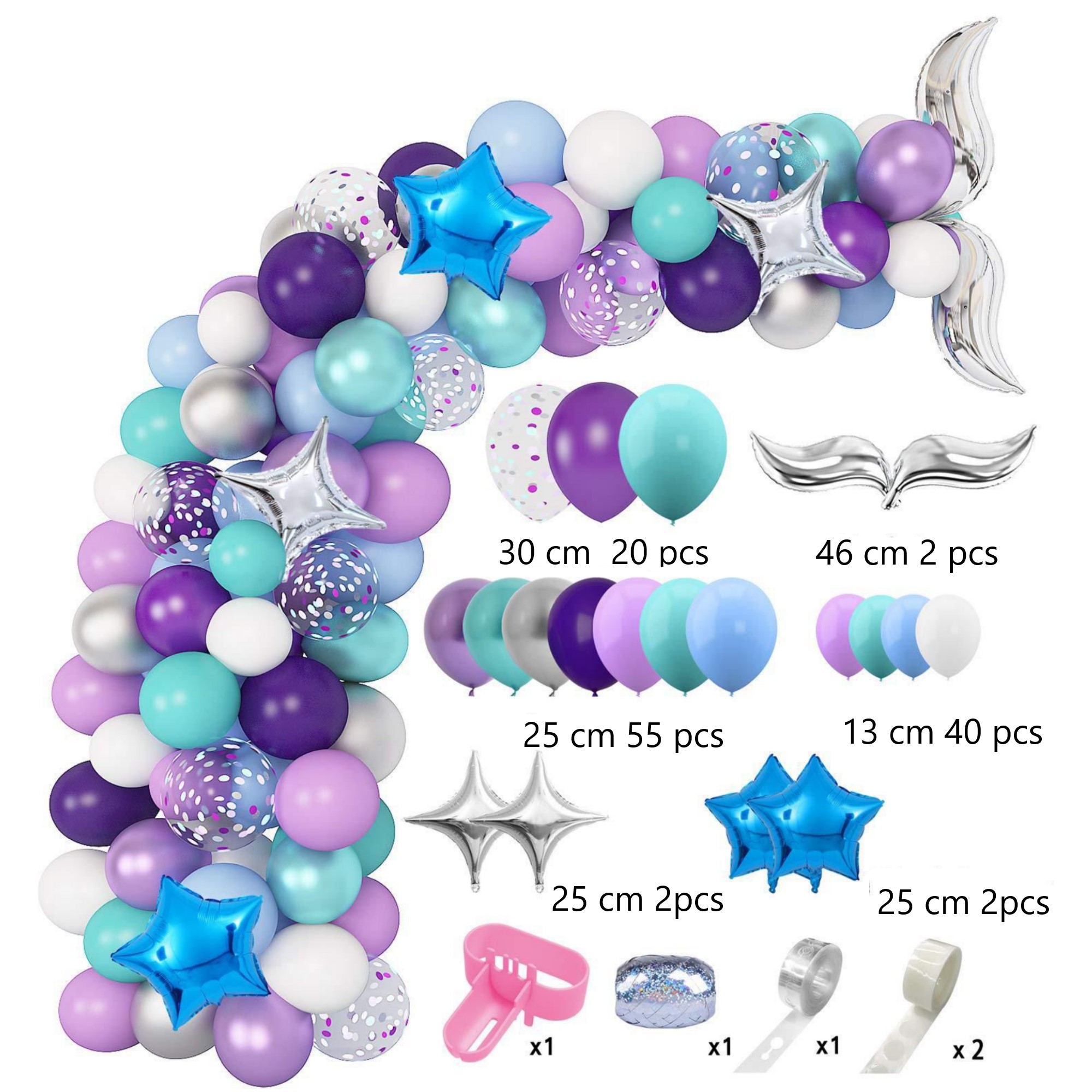 Globos de Decoración Kit De Fiesta *mar*