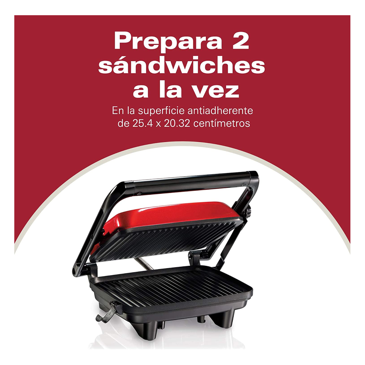 Parrilla Sandwichera para Panini, Placas Antiadherentes