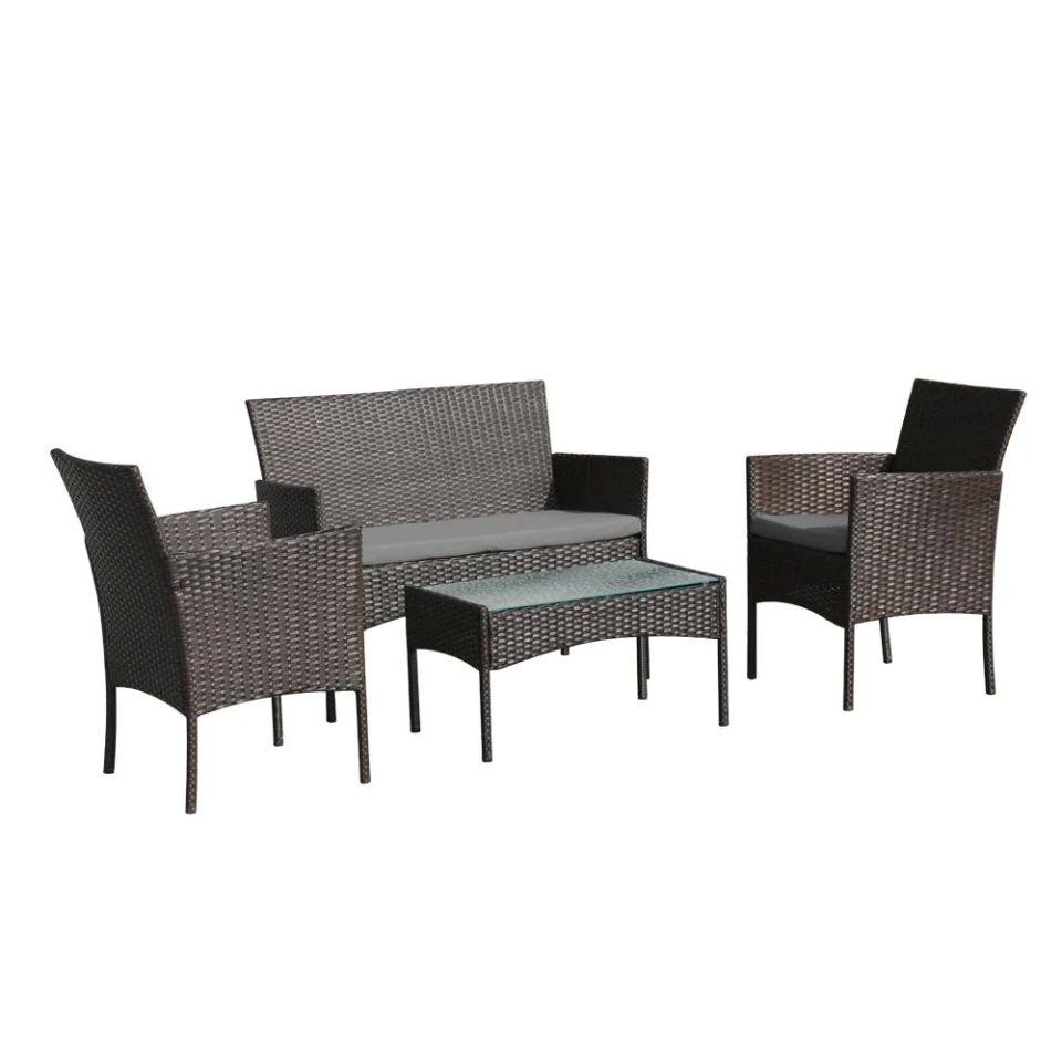 Set de Jardin sala de Rattan Mainstays 4 piezas 