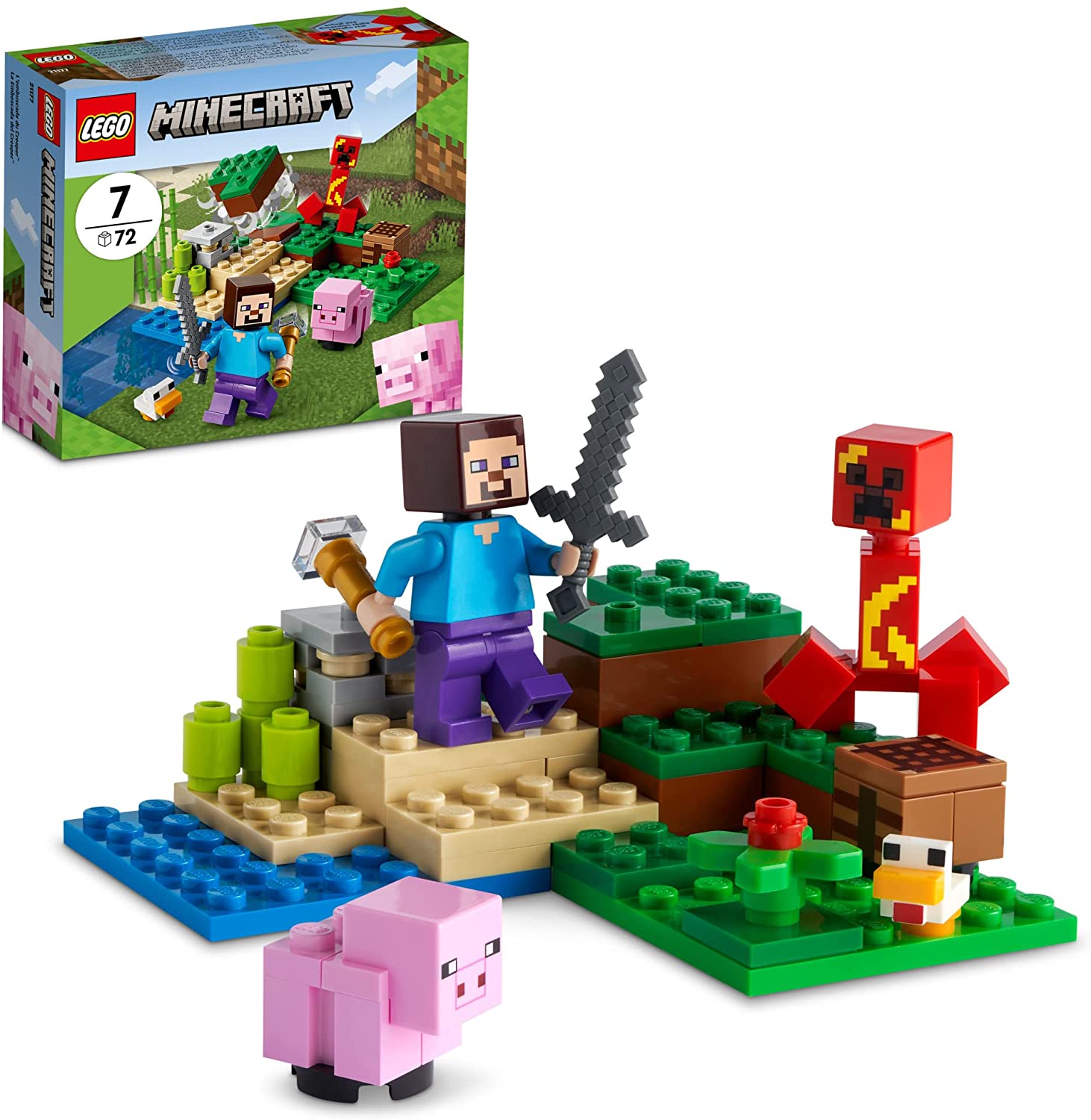 Lego Minecraft 21177 La Emboscada Del Creeper