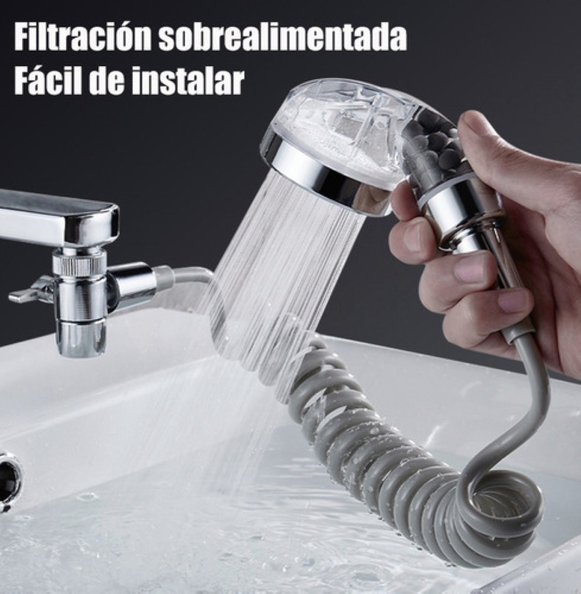 Grifo discount extensible lavabo