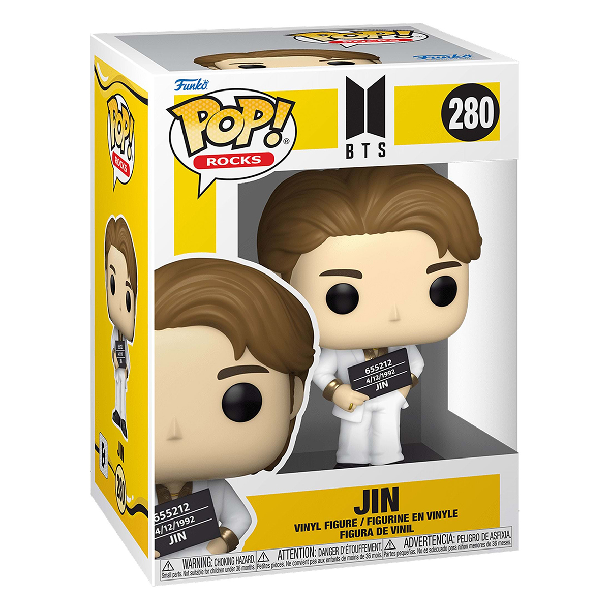 Funko Pop Jin #280 BTS Butter K Pop Kim Seok Jin Figura Original