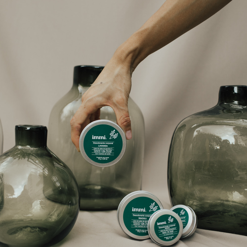 Immi Desodorante Natural Lavanda Mujer Y Hombre Ecológico Grande