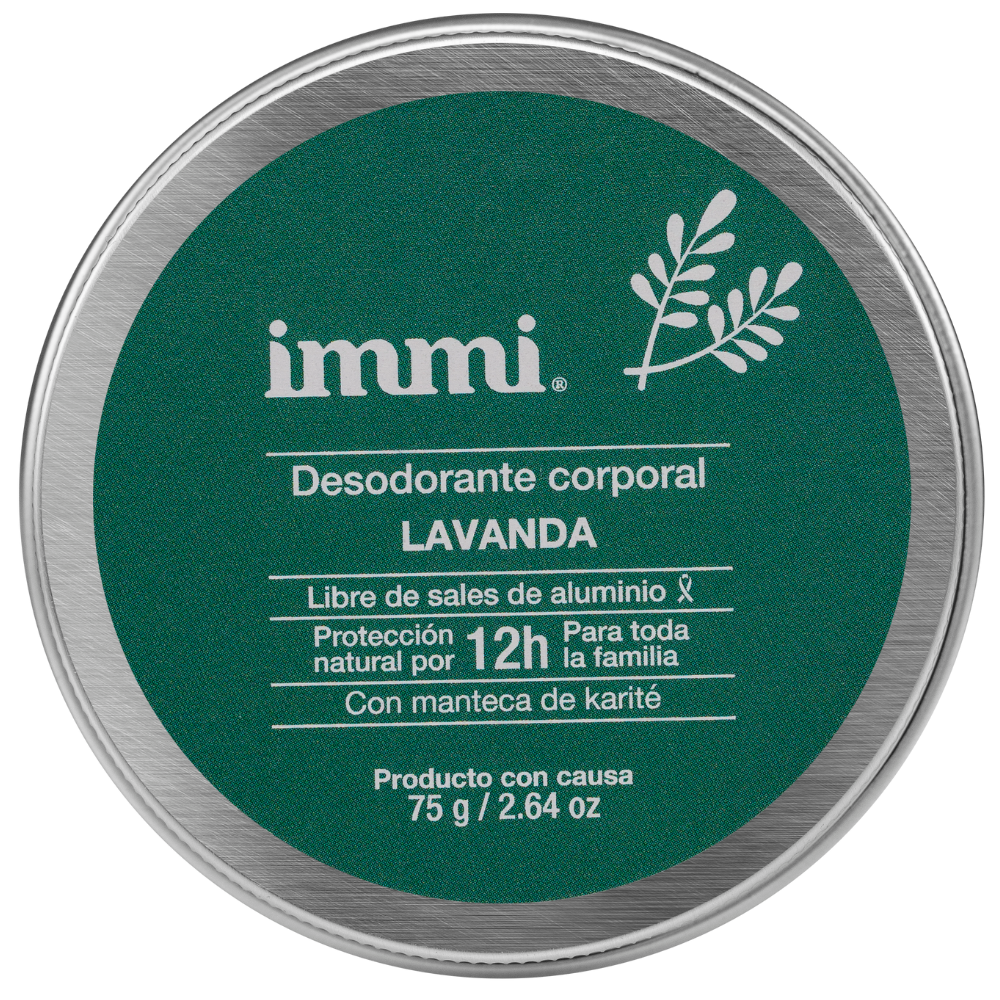 Immi Desodorante Natural Lavanda Mujer Y Hombre Ecológico Grande
