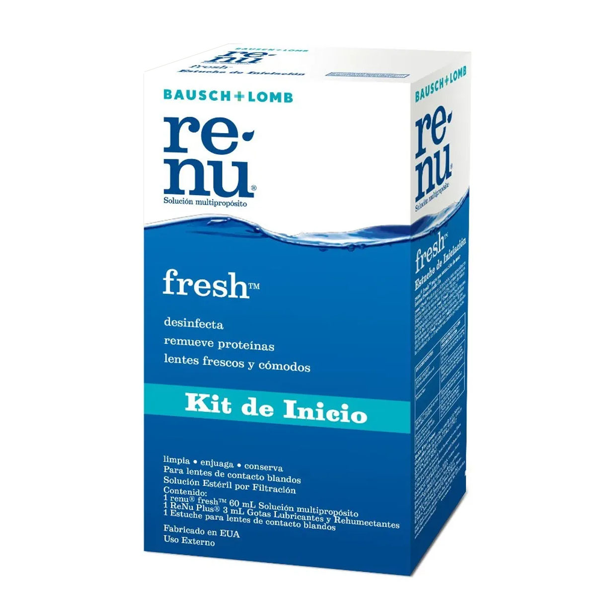 Renu Liquido Desinfectante Limpieza Lentes D Contacto Estuch