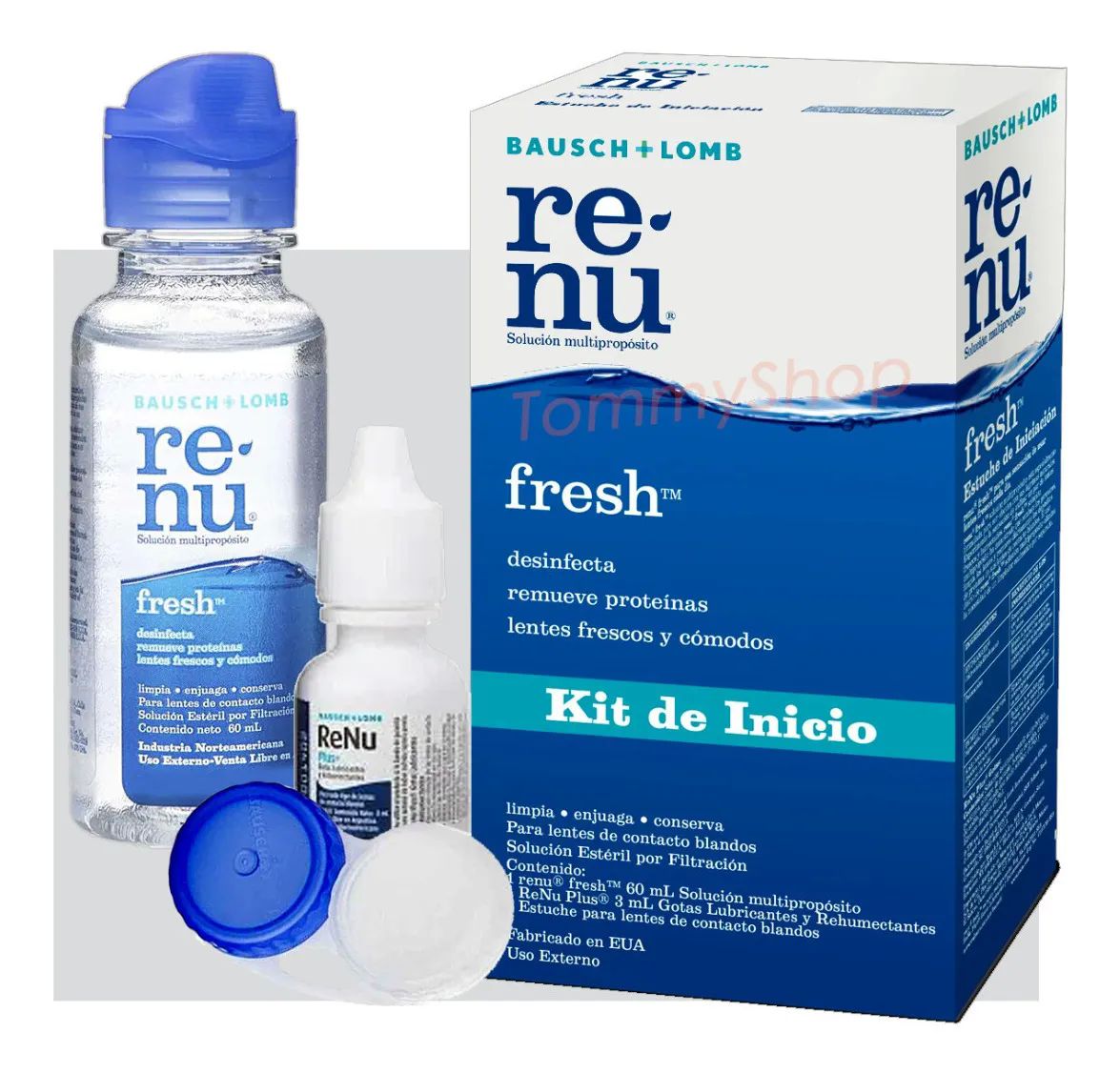 Renu Liquido Desinfectante Limpieza Lentes D Contacto Estuch