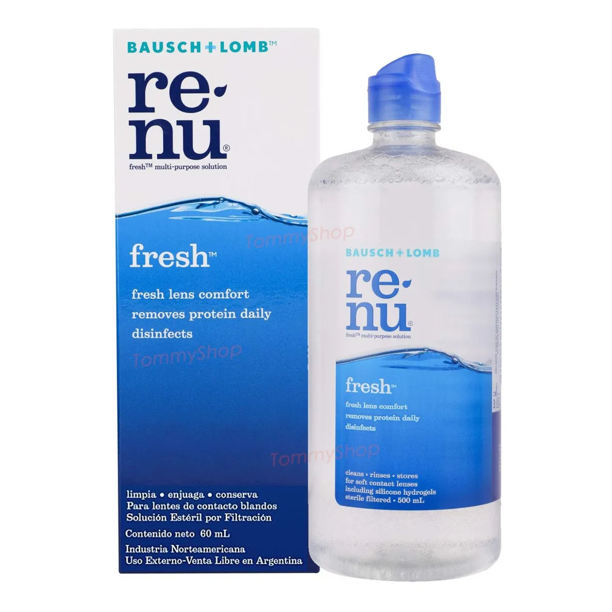 Renu Liquido Desinfectante P Limpieza De Lentes D Contacto