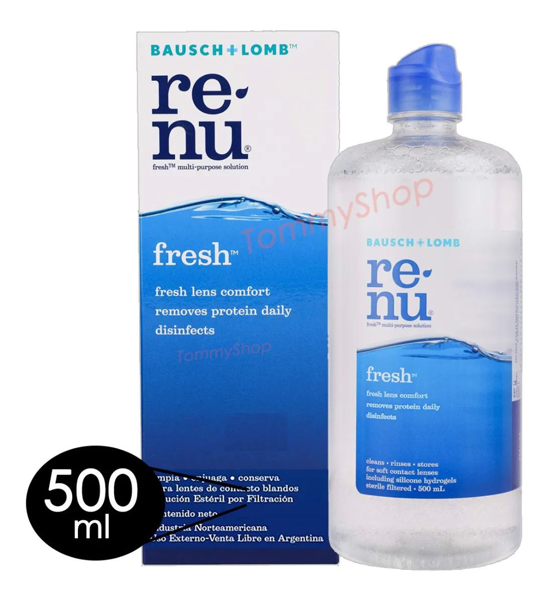 Renu Liquido Desinfectante P Limpieza De Lentes D Contacto