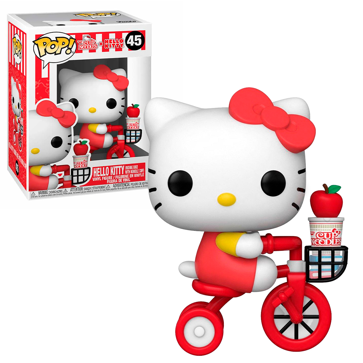 Funko Pop Hello Kitty En Bici #45 Sanrio Hello Kitty X Nissin Figura Original