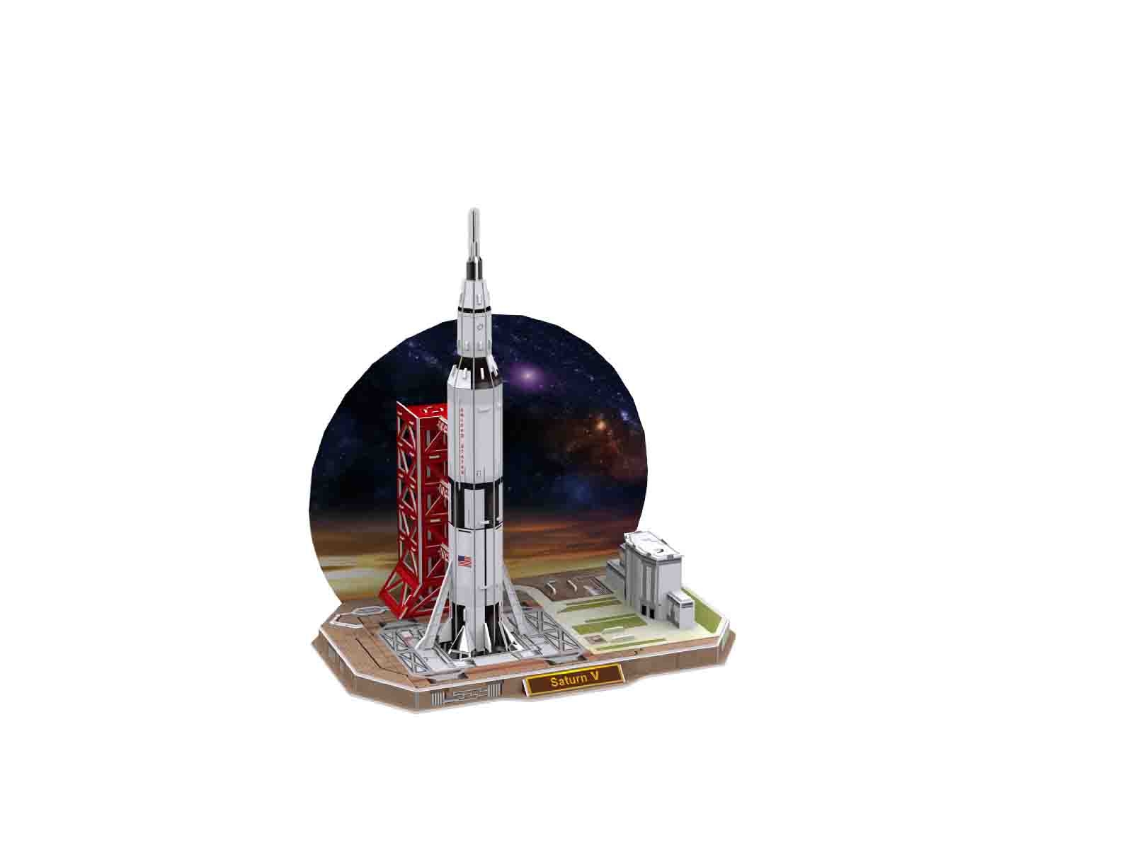 ROMPECABEZAS 3D SATURN V SERIE NASA