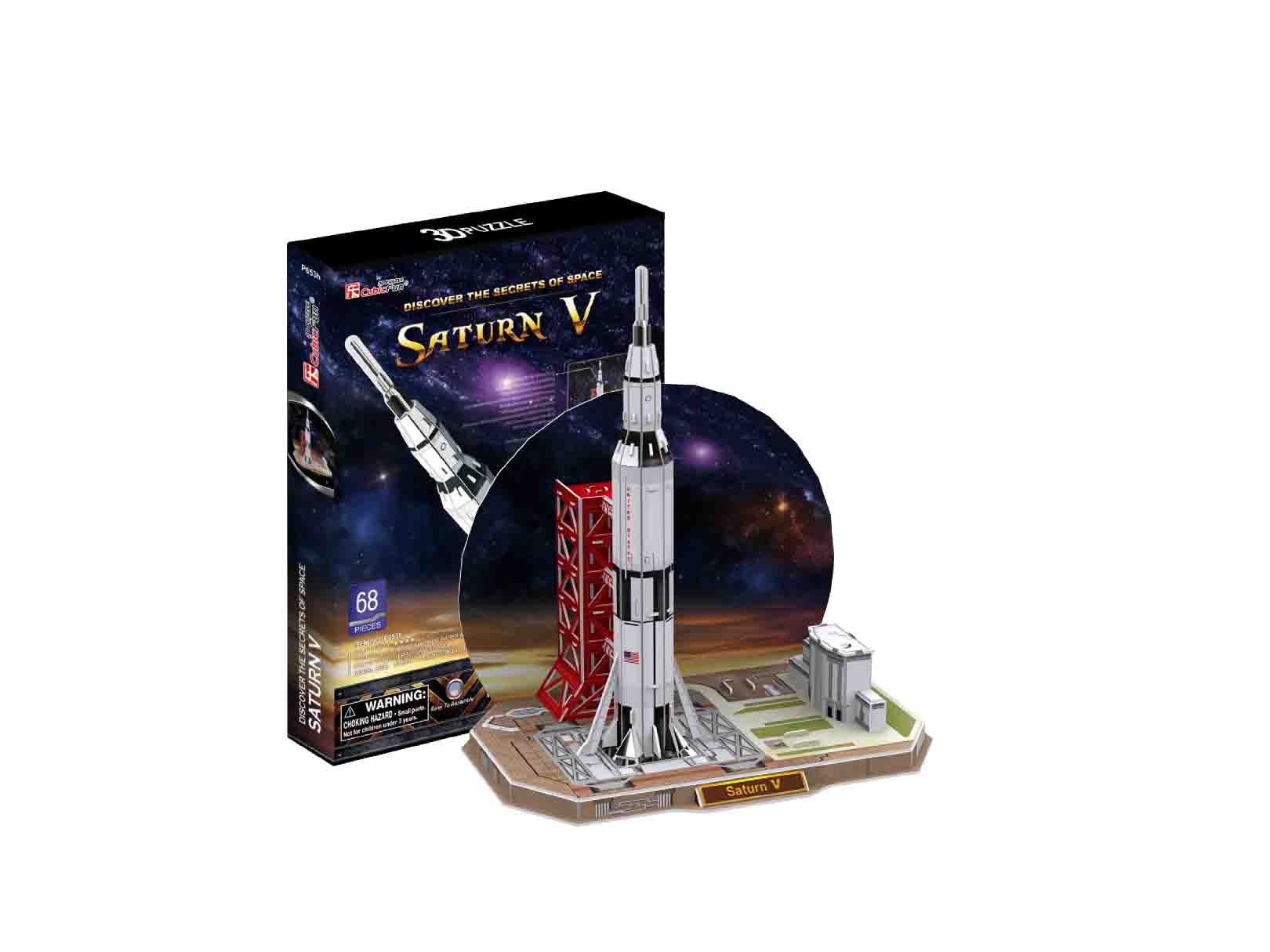 ROMPECABEZAS 3D SATURN V SERIE NASA