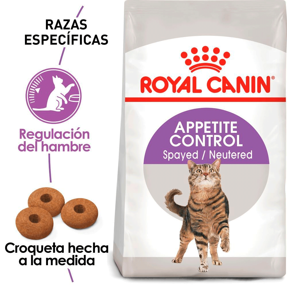 Royal Canin Spayed Neutered Appetite Control 5.9 Kg - Alimento para Gato