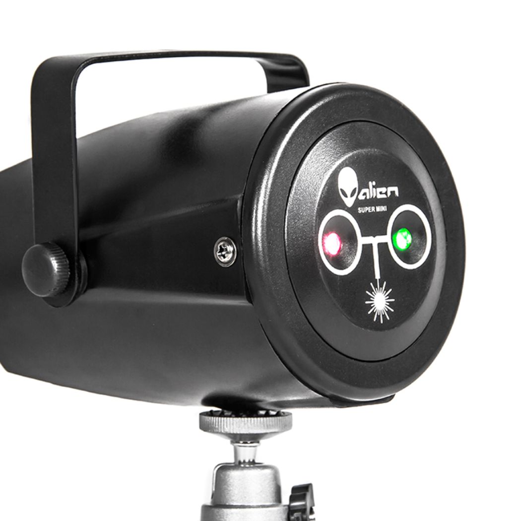 Laser ALIEN PRO SUPER MINI RG Audio Ritmico Incluye tripie