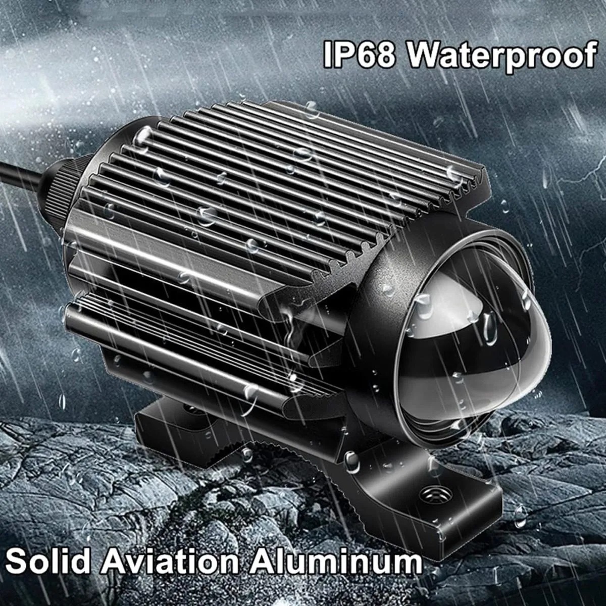 Par Faros Luces Led Para Motos Auto Doble Color Impermeable