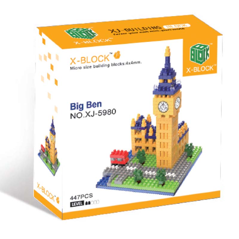 MiniBloques BIG BEN 3D 448 PIEZAS