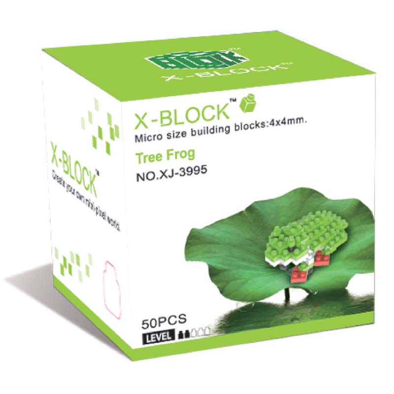 MiniBloques RANA 3D 50 PZAS