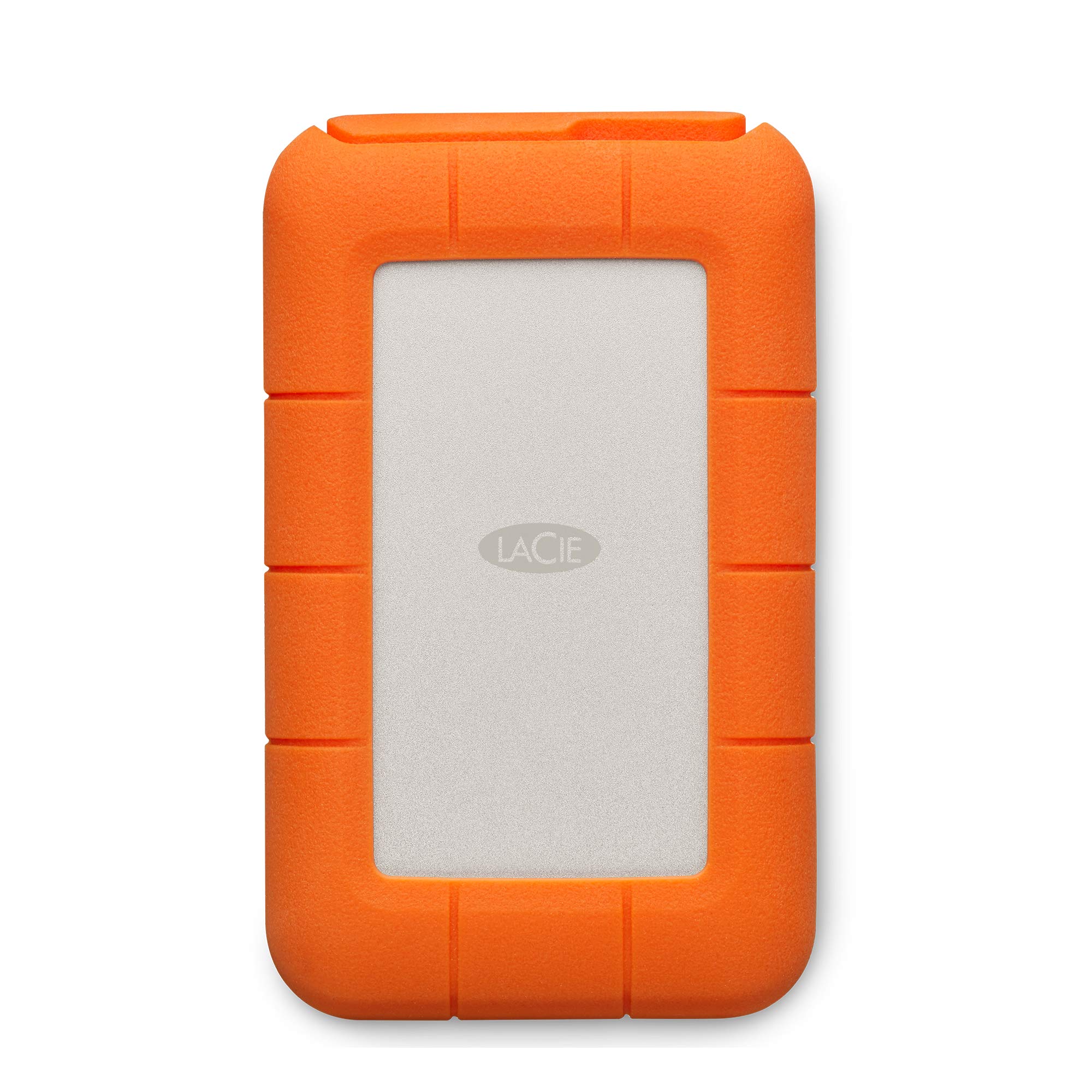 disco duro externo lacie rugged - 2.5" - 4tb - usb-c 3.0 - windows/mac - plata/naranja