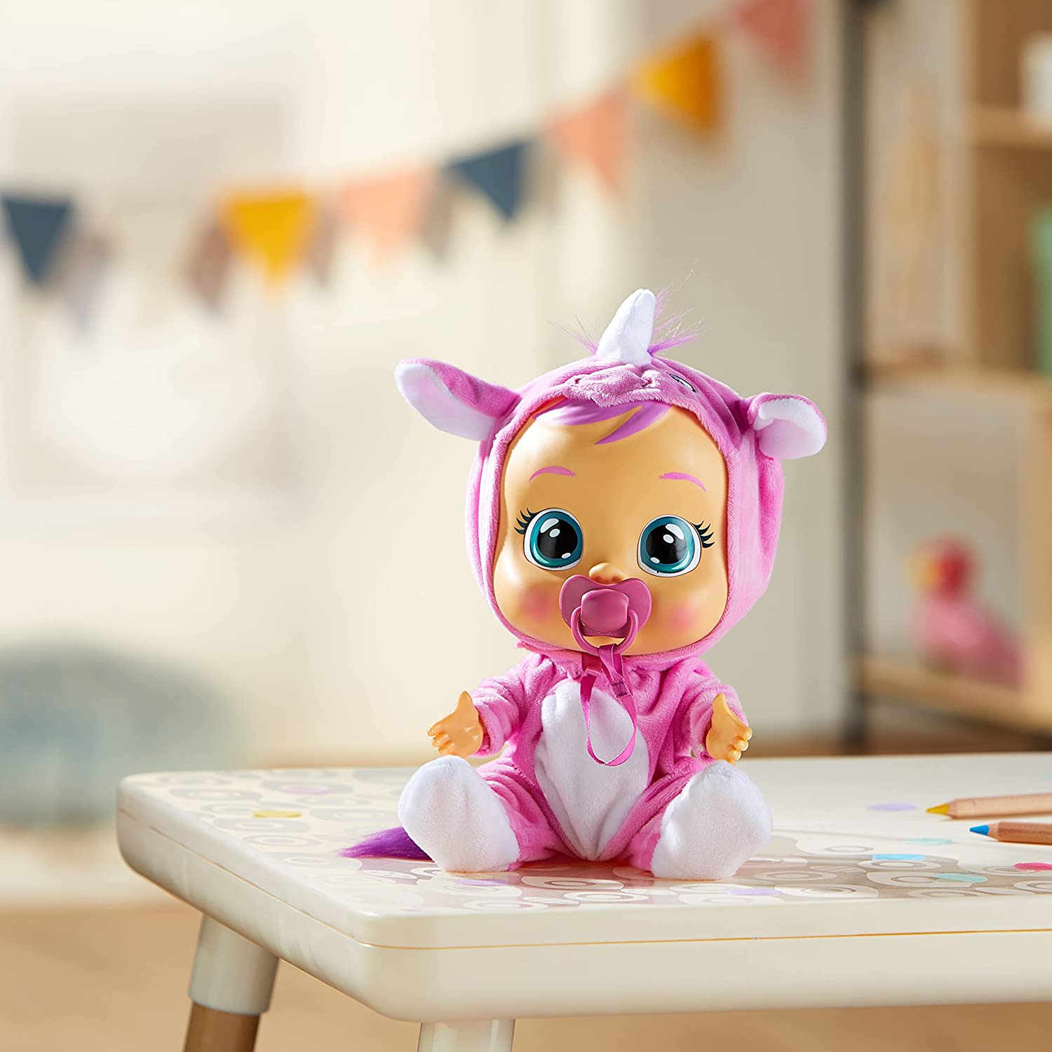 Bebés Llorones Sasha Pijama De Rinoceronte Lagrima De Verdad