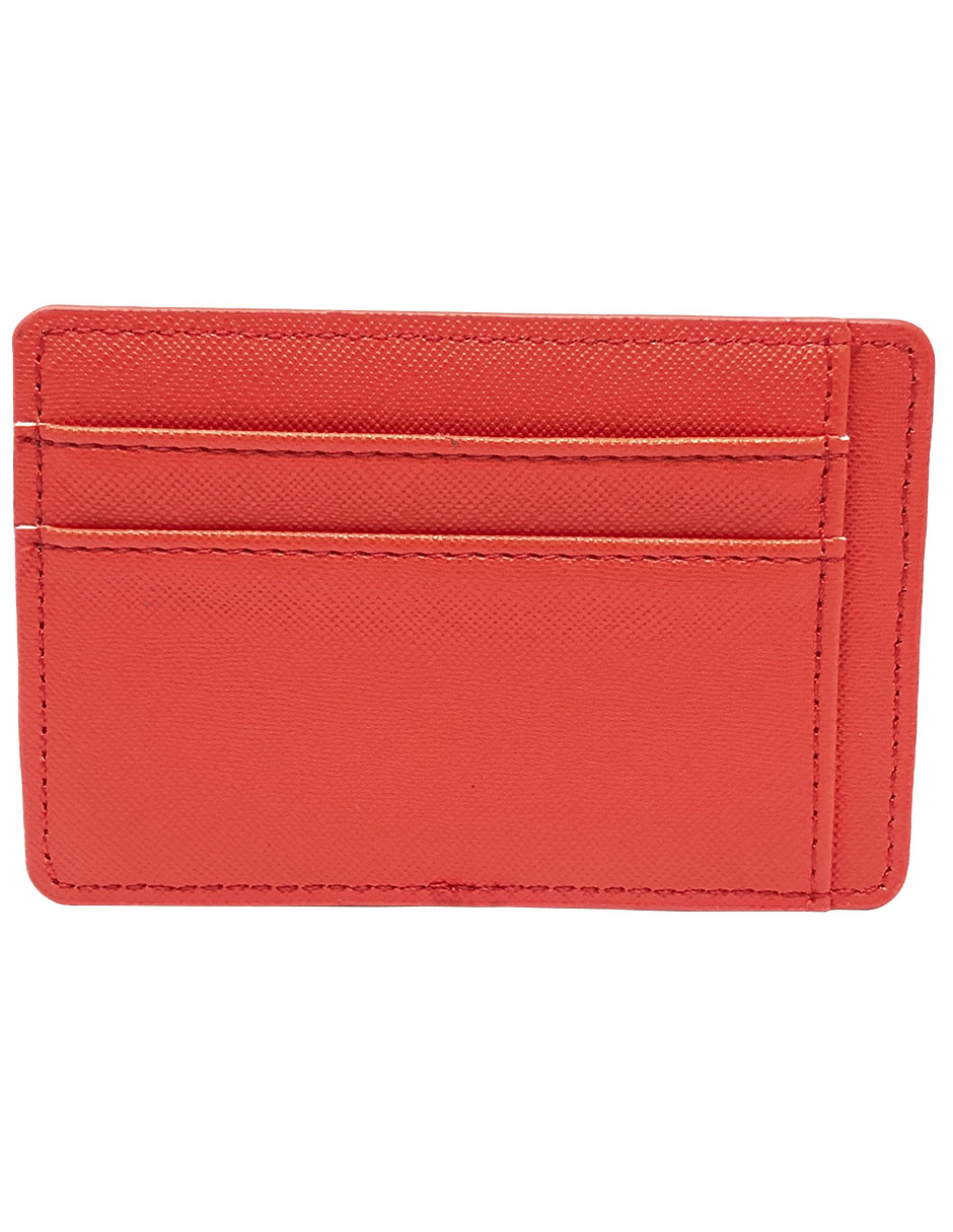 Tarjetero Texturizado Vinipiel Premium Orange Sarosa