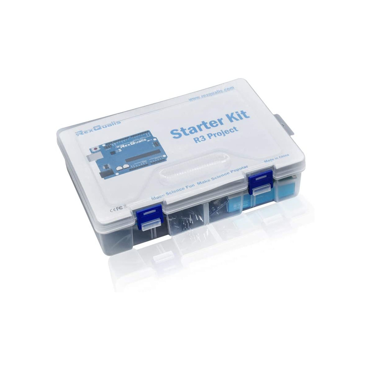 Kit de Inicio Basado en Arduino UNO R3 Placa Controladora Compatible con Arduino IDE, Tutorial en Español