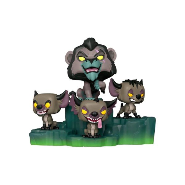 Scar con Hienas Exclusivo Funko Pop Disney Villains Assemble