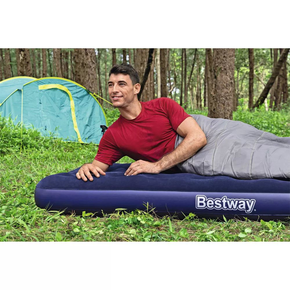 Colchon Inflable Individual Suave Bestway Cama Hinchable 188 x 99 x 22