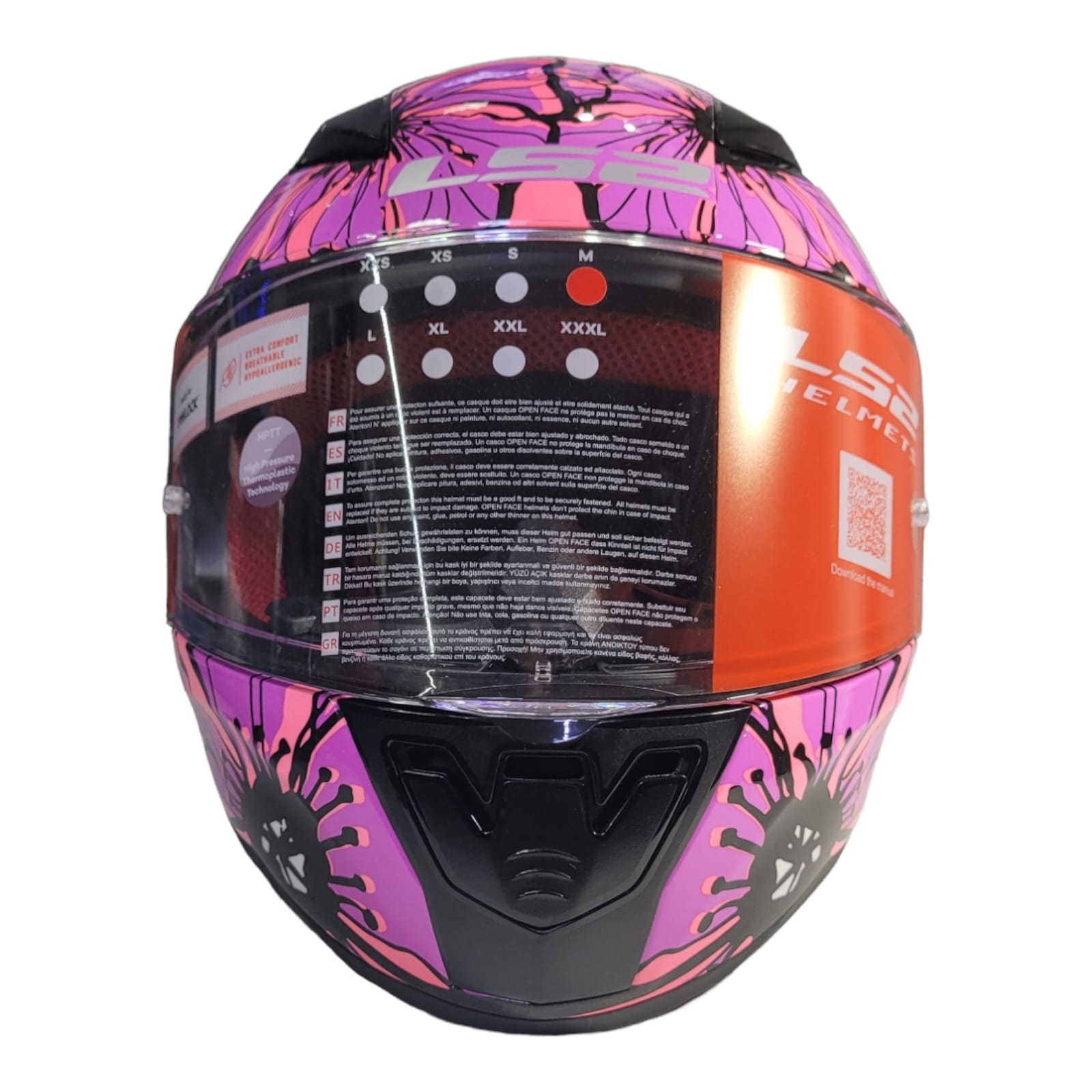 Casco Moto Talla S CASCO LS2 FF353 RAPID II 2206 POPPIES ROSA