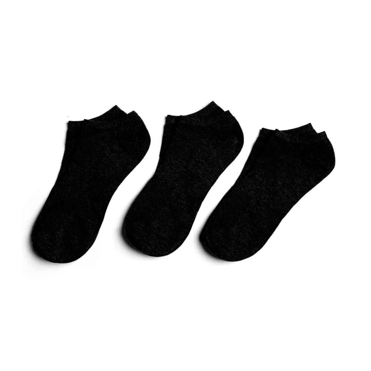 Calcetines Casuales Cortos para Mujer set de 6 pares Love To Lounge Color Negro 832817