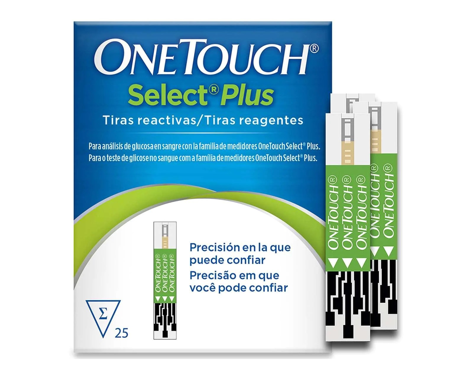 Kit One Touch Select Plus Flex Glucómetro + 25 Tiras + 25 Lancetas + Lancetador