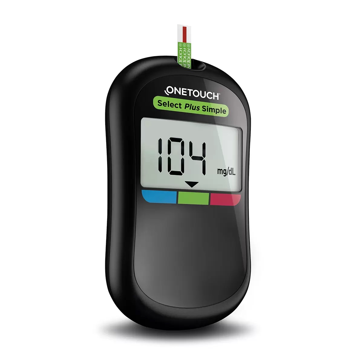 Kit One Touch Select Plus Flex Glucómetro + 25 Tiras + 25 Lancetas + Lancetador