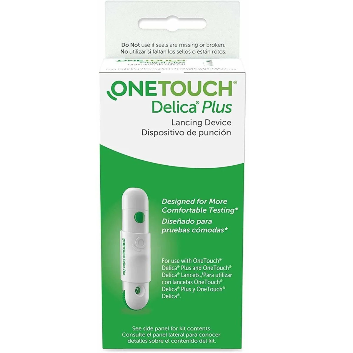 Kit One Touch Select Plus Flex Glucómetro + 25 Tiras + 25 Lancetas + Lancetador