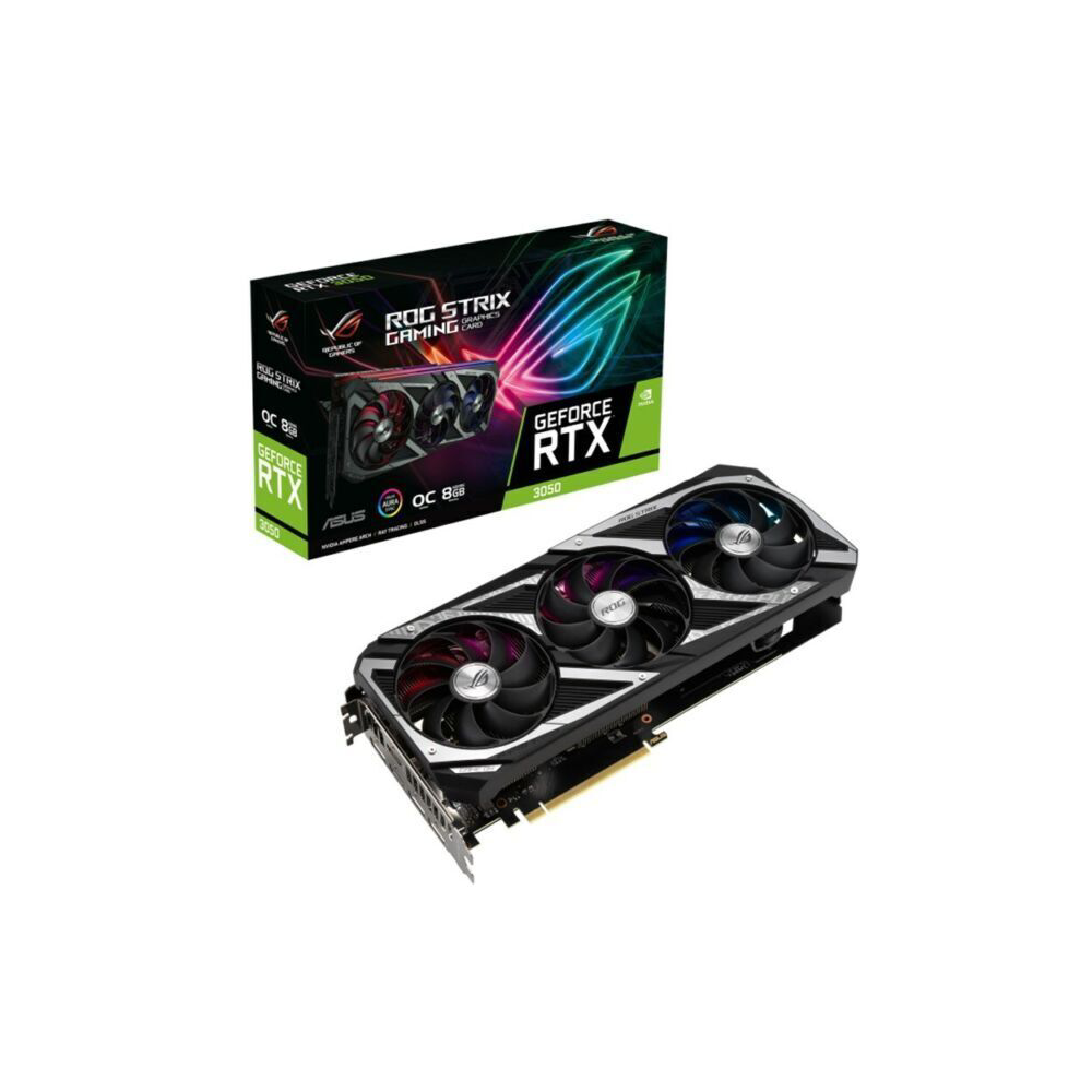 Tarjeta De Video ASUS NVIDIA ROG Strix GeForce RTX 3050 OC Gaming 8GB 128-bit 