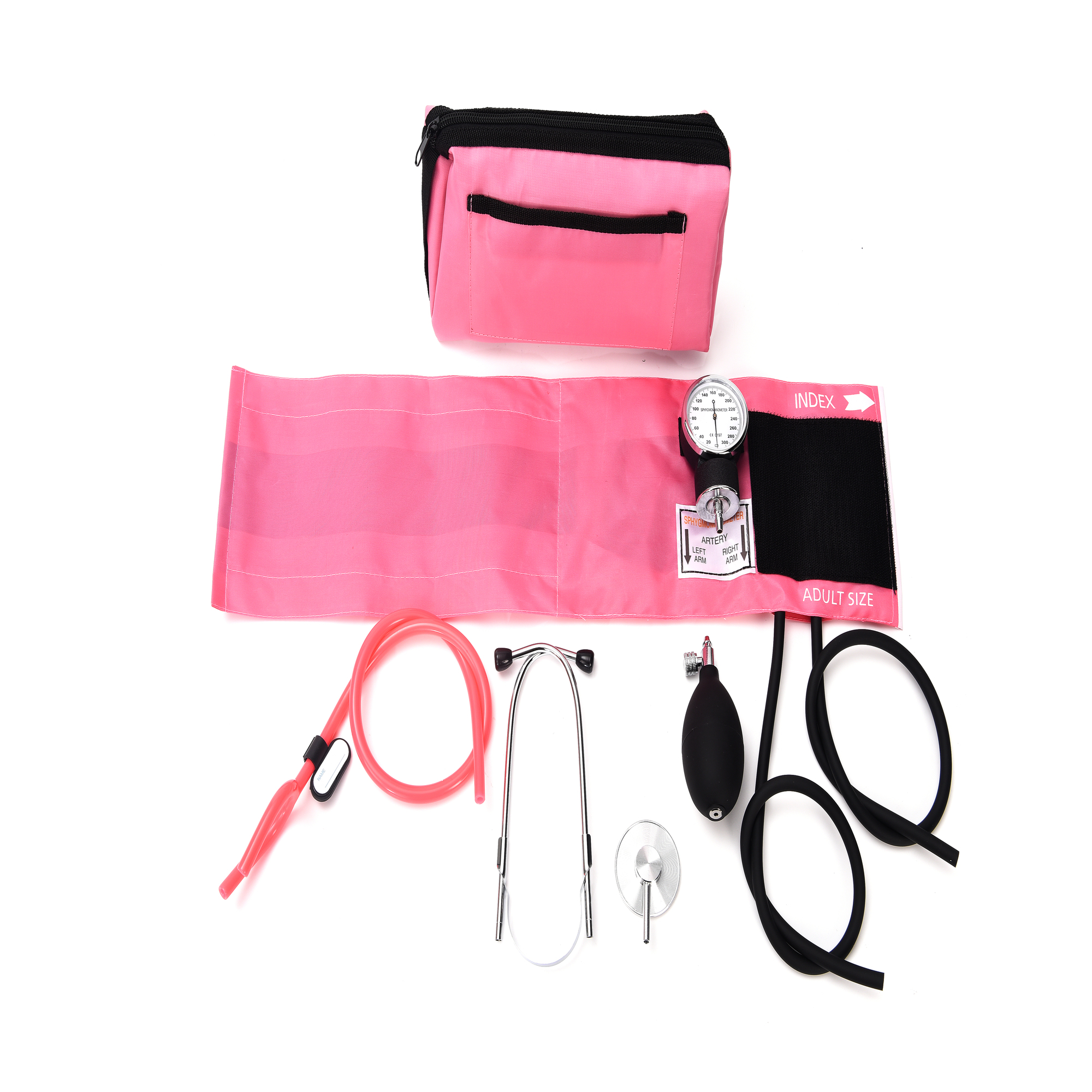 Kit Baumanometro Aneroide Manual Con Estetoscopio y Maletin