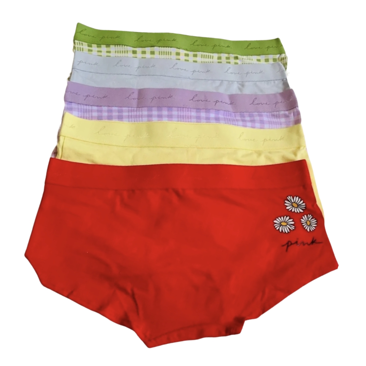 Set De 5 Boxers Victorias Secret Pantys Cachetero Mujer Original