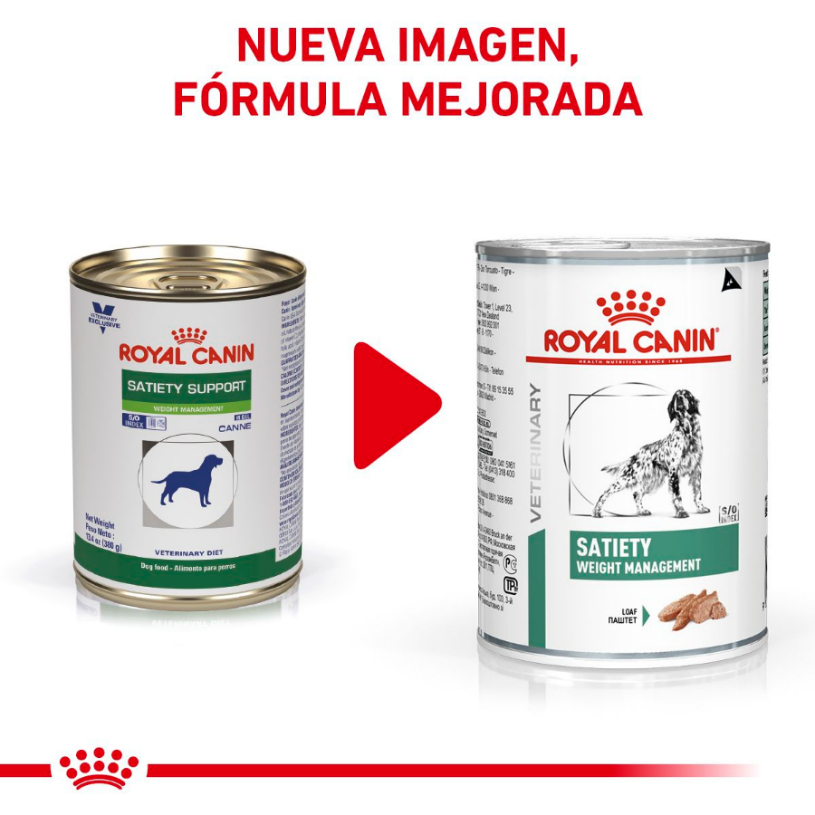 Lata Royal Canin Satiety Support 12 Latas De 385 Gr - Alimento para Perro