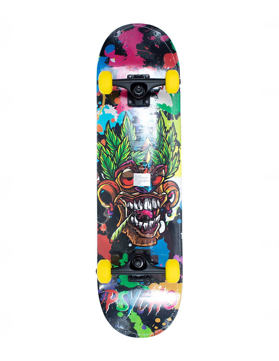 Patineta semiprofesional marca Psycho diseño Buga