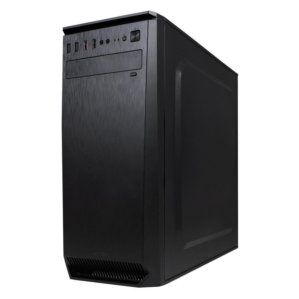 Gabinete Acteck Turin GM270, Tower, ATX/Micro ATX/Mini-ITX, USB 2.0, con Fuente de 500W, Negro