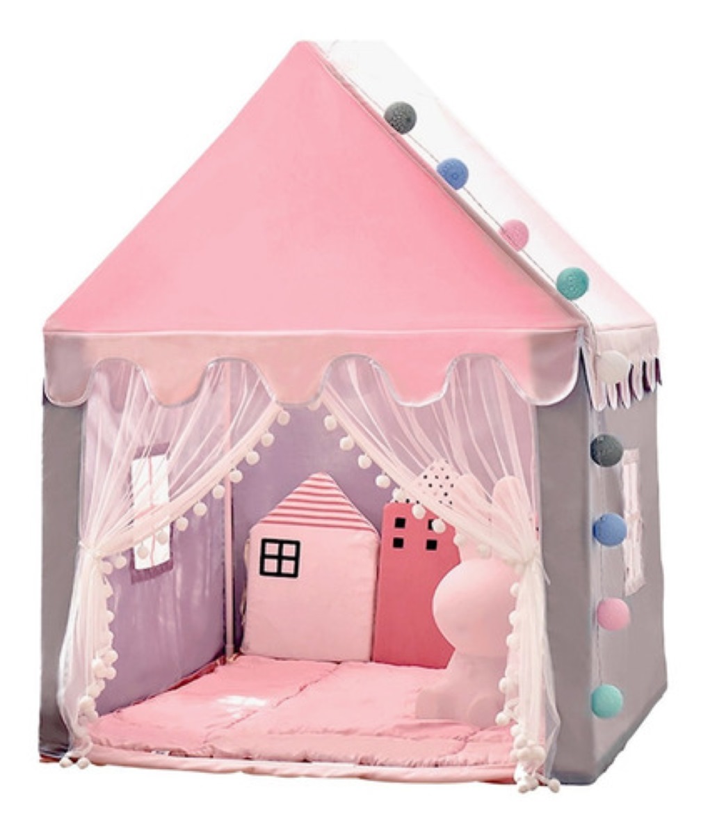 Tienda Niños Casa Carpa Castillo Princesa Rosa