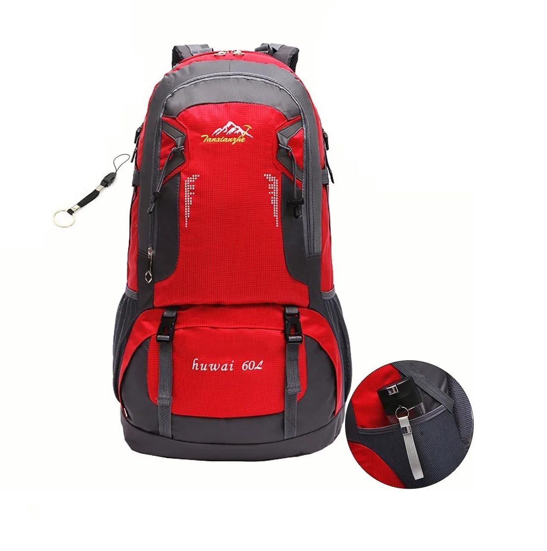 Mochila Impermeable De Viaje 60l Para Senderismo Montañismo