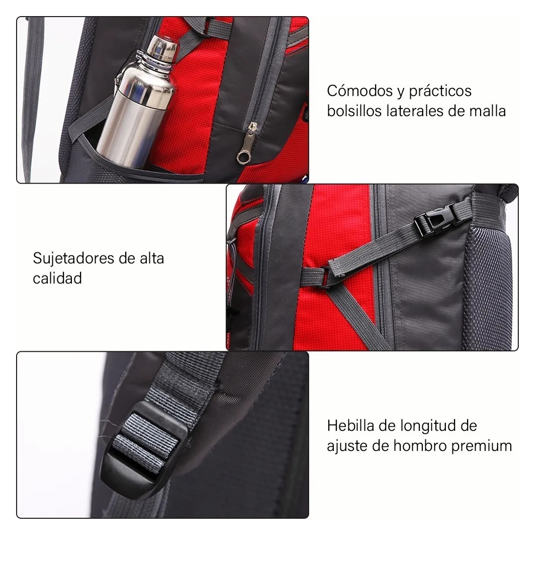 Mochila Impermeable De Viaje 60l Para Senderismo Montañismo