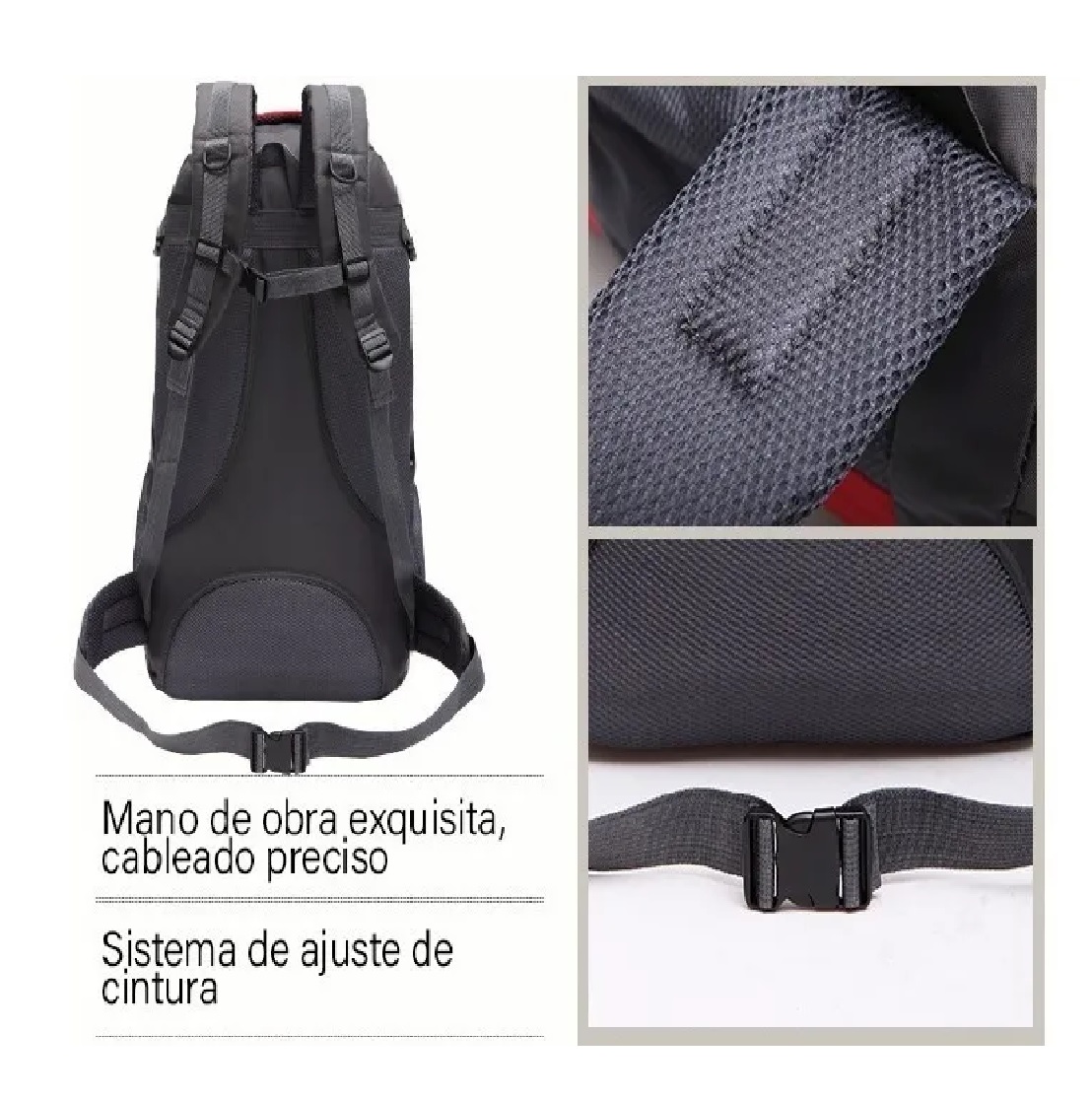 Mochila Impermeable De Viaje 60l Para Senderismo Montañismo