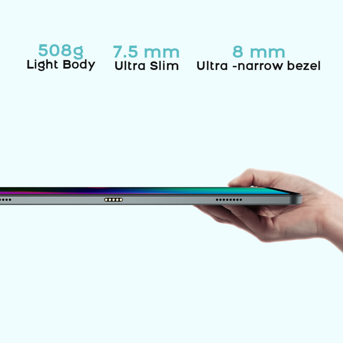 Tableta Inteligente Headwolf HPad2 8/256 GB Doble SIM 4G Cuerpo de Aluminio 