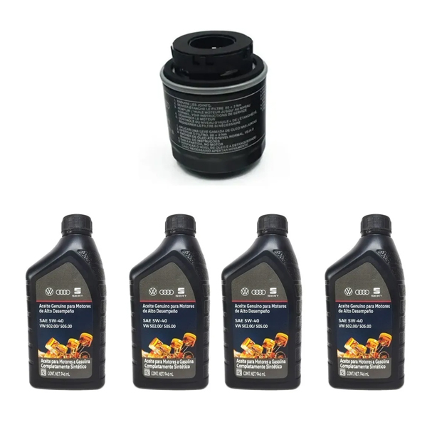 Kit Cambio Aceite Vw Vento 1.6 Aceite Sintetico Y Filtro